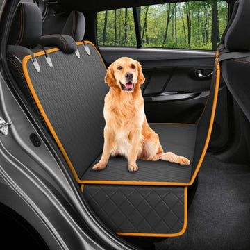 Dog Car Seat Cover Safety Protector -Orange