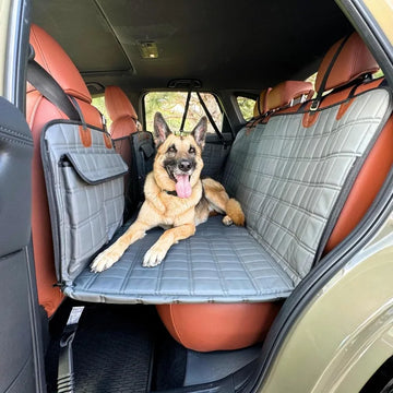 Car Seat Cover with Door Protectors Mesh Window and Storage
