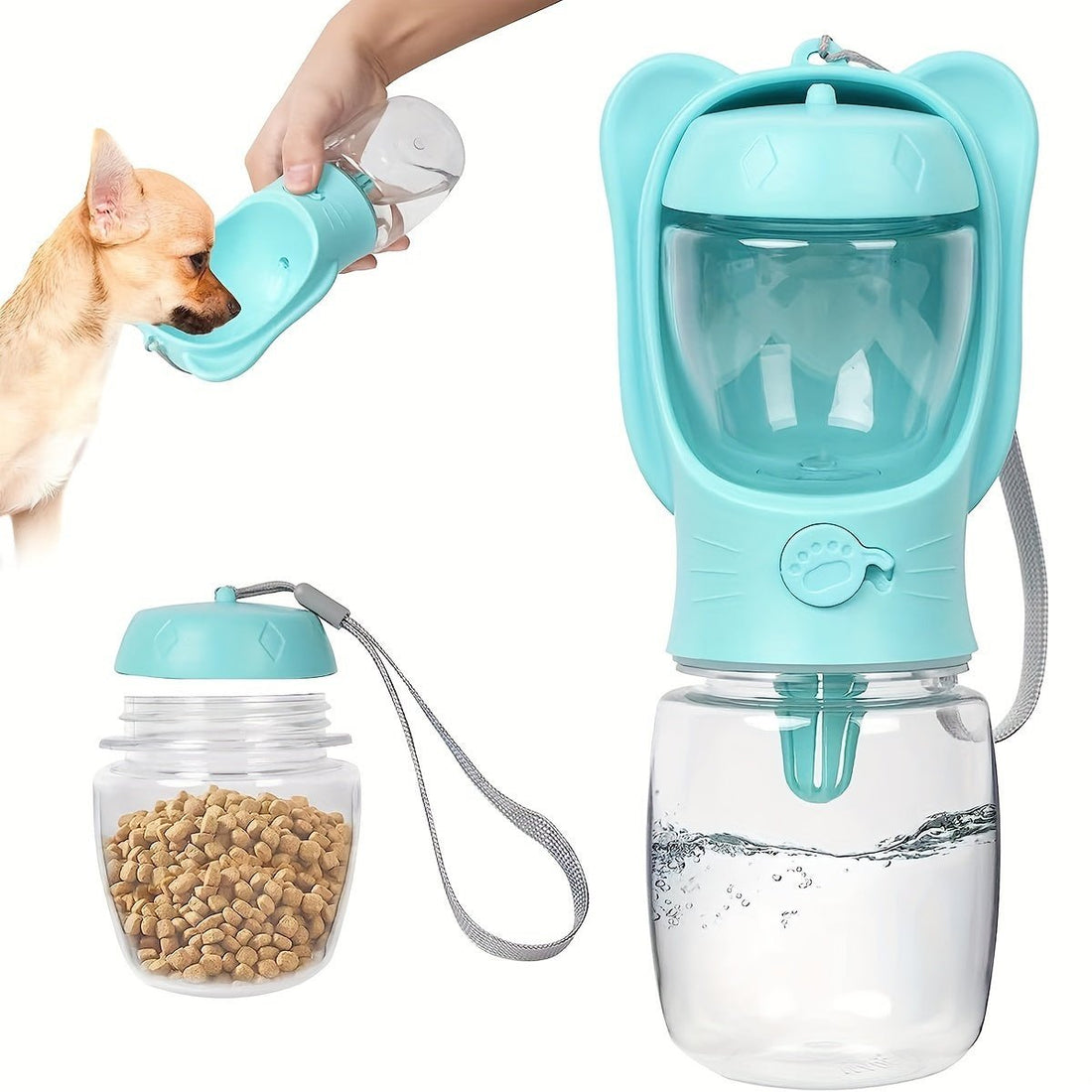 2 In 1 Dog Water Bottle - iCaremypet