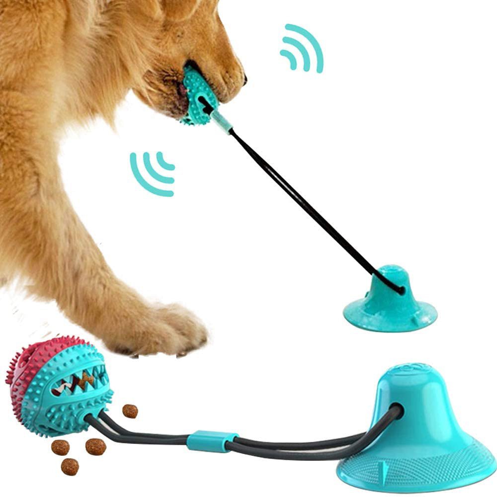 Dog Toys Silicon Tug Suction Cup - iCaremypet